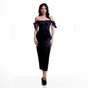 DRESS THE POPULATION VERONA OFF SHOULDER DRESS ❤️NWT❤️IN STORES❤️XXL